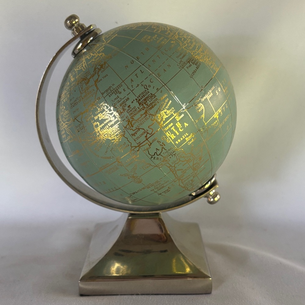 NIB Z-GALLERY VERY CUTE MINI WORLD GLOBE - CELESTE- 6” - Picture 1 of 12